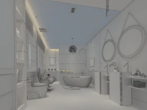 bathroom design complete model 322 3D Model