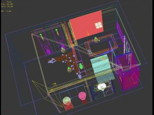 the family fashion bath toilet 1802 3D Model