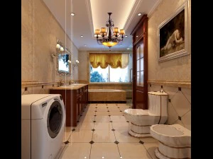 family fashion bathroom bathroom 1803 3D Model