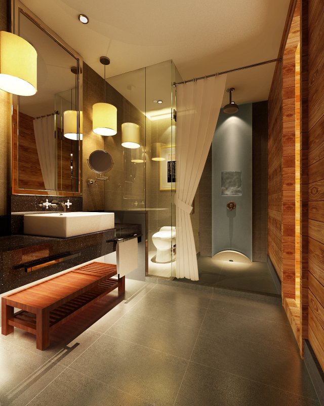 family fashion sanitary toilet 1804 3D Model .c4d .max .obj .3ds .fbx .stl .blend 