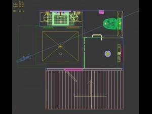 rodzinna toaleta sanitarna modowa 1804 Model 3D