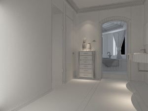 family fashion sanitary toilet 1805 3Dモデル