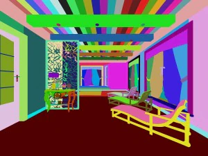 family fashion bathroom 1806 3D Model