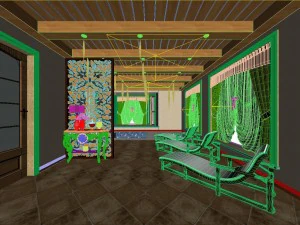 family fashion bathroom 1806 3D Model