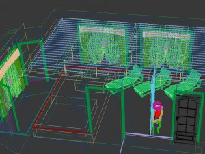 family fashion bathroom 1806 3D Model