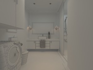 family fashion sanitary bath toilet 1808 Modelo 3D
