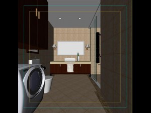 family fashion sanitary bath toilet 1808 Modelo 3D