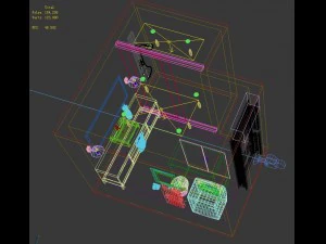 toilet mandi sanitasi mode keluarga 1808 Model 3D