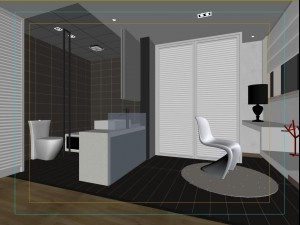 family fashion bathroom bathroom 1809 3D 모델