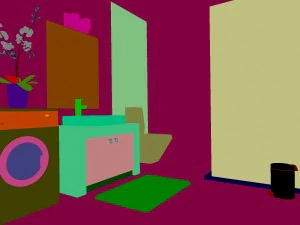 the home fashion bathroom of 1812 3D Model