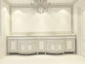 Familien-Sanit&auml;rtoilette 1814 3D Modell