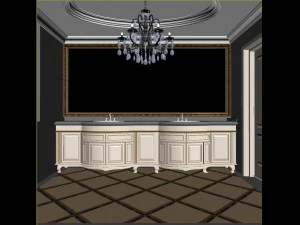 Familien-Sanit&auml;rtoilette 1814 3D Modell