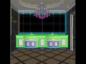 Familien-Sanit&auml;rtoilette 1814 3D Modell