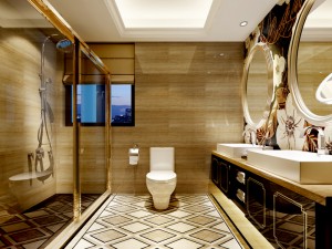 family style sanitary bath toilet 1817 3D Model