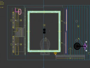 family style sanitary bath toilet 1817 3D Model