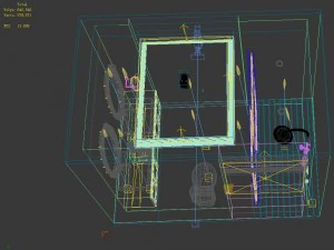 family style sanitary bath toilet 1817 3D Model
