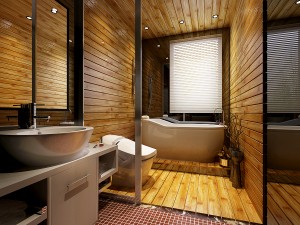 family style bathroom toilet 1819 Model 3D