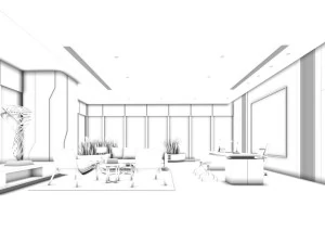 boss manager office 01 3D Model