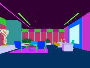 boss manager office 01 3D Model