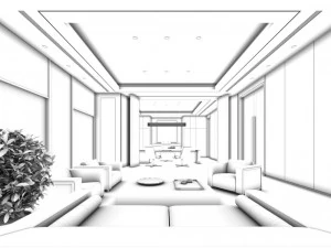 boss manager office 03 3D Model