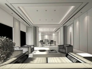 boss manager office 03 3D Model