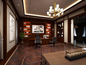 boss manager office 04 Model 3D
