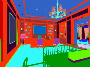 boss manager office 04 3D Model