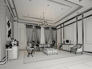 boss manager office 04 3D Model