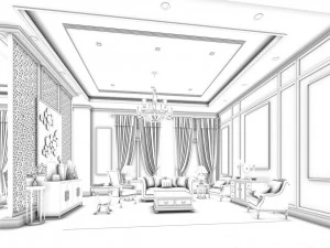 boss manager office 04 3D Model