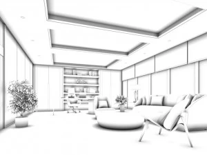 boss manager office 05 3D Model