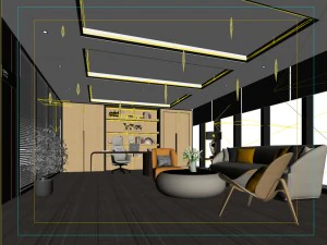 boss manager office 05 3D Model