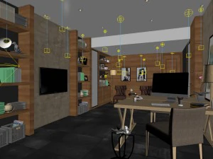 boss manager office 07 3D Model