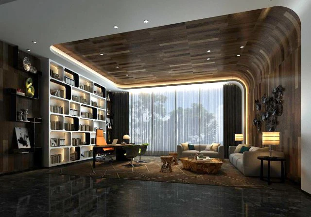 boss manager office 08 3D Model .c4d .max .obj .3ds .fbx .stl .blend 