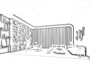 boss manager office 08 3D Model
