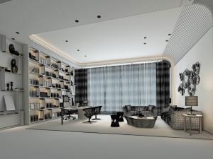 boss manager office 08 3D Model
