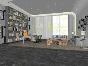 boss manager office 08 3D Model