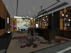 boss manager office 11 3D Model
