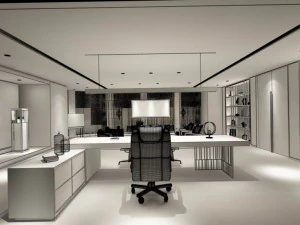 boss manager office 12 3D Model