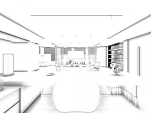 boss manager office 12 3D Model