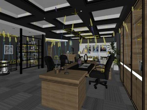 boss manager office 13 3D Model