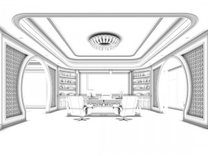 boss manager office 14 3D Model