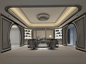 boss manager office 14 3D Model