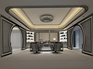 boss manager office 14 3D Model