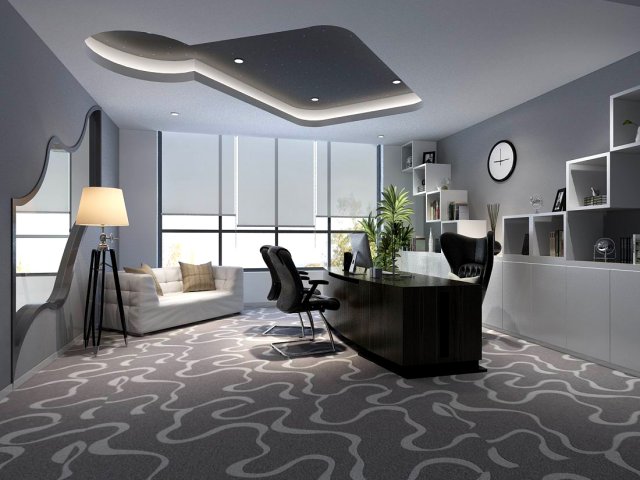boss manager office 15 3D Model .c4d .max .obj .3ds .fbx .stl .blend 