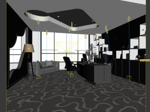 boss manager office 15 3D Model