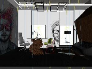 boss manager office 18 3D Model