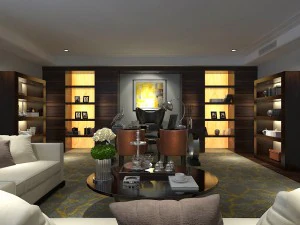 szef kierownik biura 19 Model 3D