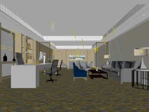 boss manager office 20 3D Model