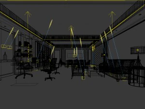 boss manager office 20 3D Model