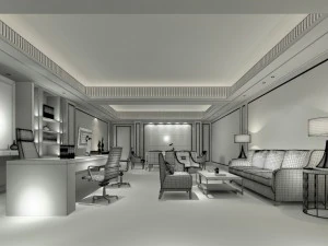 boss manager office 21 3D Model